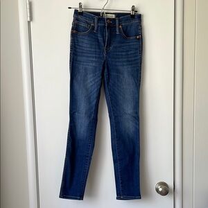Madewell high rise skinny jeans 24p EUC